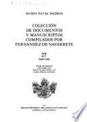 Colección de documentos y manuscriptos compilados por Fernández de Navarrete