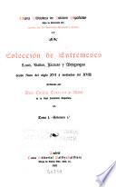 Colección de entremeses