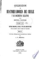 Colección de historiadores de Chile y documentos relativos a la historia nacional