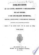 Coleccion de las leyes, decretos y declaraciones de las Cortes