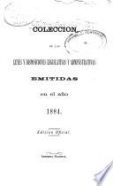 Colección de las leyes y decretos expedidos por los supremos poderes legislativo, conservador y ejecutivo