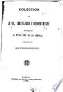 Colección de leyes, circulares y resoluciones referentes al estado civil de las personas