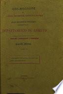 Colección de leyes, decretos, resoluciones i otros documentos oficiales referentes al departamento de Loreto [1777-1908]