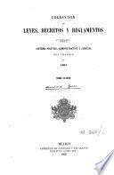 Coleccion de leyes, decretos y reglamentos que interinamente forman el sistema político, administrativo y judicial del Imperio