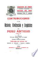 Colección de libros y documentos referentes a la historia del Peru