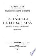Coleccion de obras completas: La escuela de los sofistas