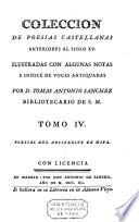 Colección de poesias castellanas anteriores al siglo XV
