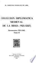 Colección diplomática medieval de la Rioja