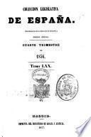 COLECCION LEGISATIVA DE ESPANA