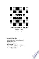 Colección legislaciones