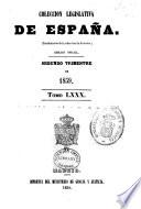 COLECCION LEGISLATIVA DE ESPANA.  TOMO LXXX.