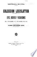 Colección legislativa