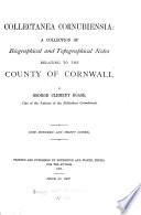 Collectanea Cornubiensia