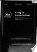 Collegium Antropologicum
