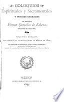 Coloquios espirituales y sacramentales y poesías sagradas