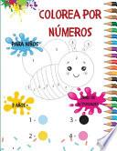 Colorea por números para niños