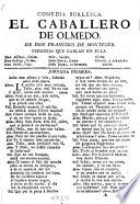 Comedia burlesca El caballero de Olmedo