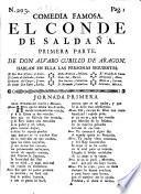 Comedia famosa, El Conde de Saldaña