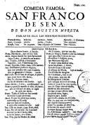 Comedia famosa. San Franco de Sena