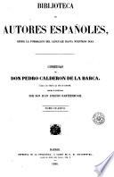 Comedias de Don Pedro Calderon de la Barca
