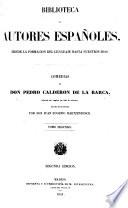 Comedias de Don Pedro Calderon de la Barca