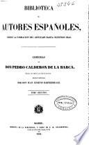 Comedias de Don Pedro Calderon de la Barca