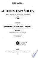 Comedias de Don Pedro Calderon de La Barca