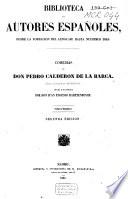Comedias de Don Pedro Calderon de La Barca