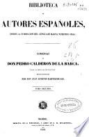 Comedias de Don Pedro Calderon de la Barca