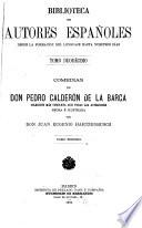 Comedias de Don Pedro Calderon de la Barca