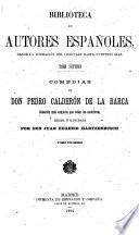 Comedias de Don Pedro Calderon de la Barca