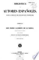 Comedias de Don Pedro Calderon de La Barca