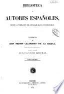 Comedias de Don Pedro Calderon de la Barca