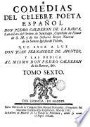 Comedias de Pedro Calderón de la Barca, 6
