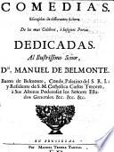 Comedias escogidas de differentes libros, de los mas celebres e insignes poetas