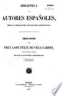 Comedias escogidas de Frey Lope Felix de Vega Carpio