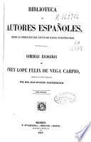 Comedias Escogidas de Frey Lope Félix de Vega Carpio