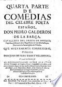 Comedias, que nuevamente publico corregidas Juan de Vera Tassis y Villarroel