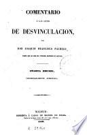 Comentario a las leyes de desvinculación