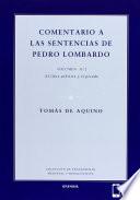 Comentario a las sentencias de Pedro Lombardo II/2