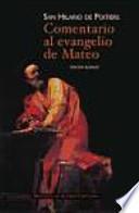 Comentario al evangelio de San Mateo