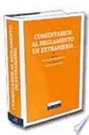 Comentarios al reglamento de extranjería