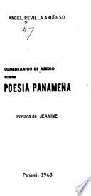 Comentarios de asedio sobre poesía panameña