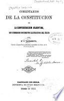 Comentarios de la Constitución de la Confederacion Arjentina