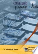 Comenzando a programar con JAVA