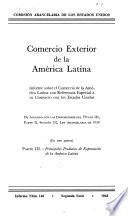 Comercio exterior de la América latina
