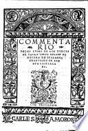 Commentario de las cosas de los tvrcos