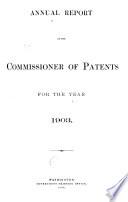 Commissioner of Patents Annual Report