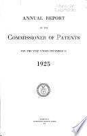 Commissioner of Patents Annual Report