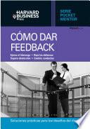 Cómo dar feedback